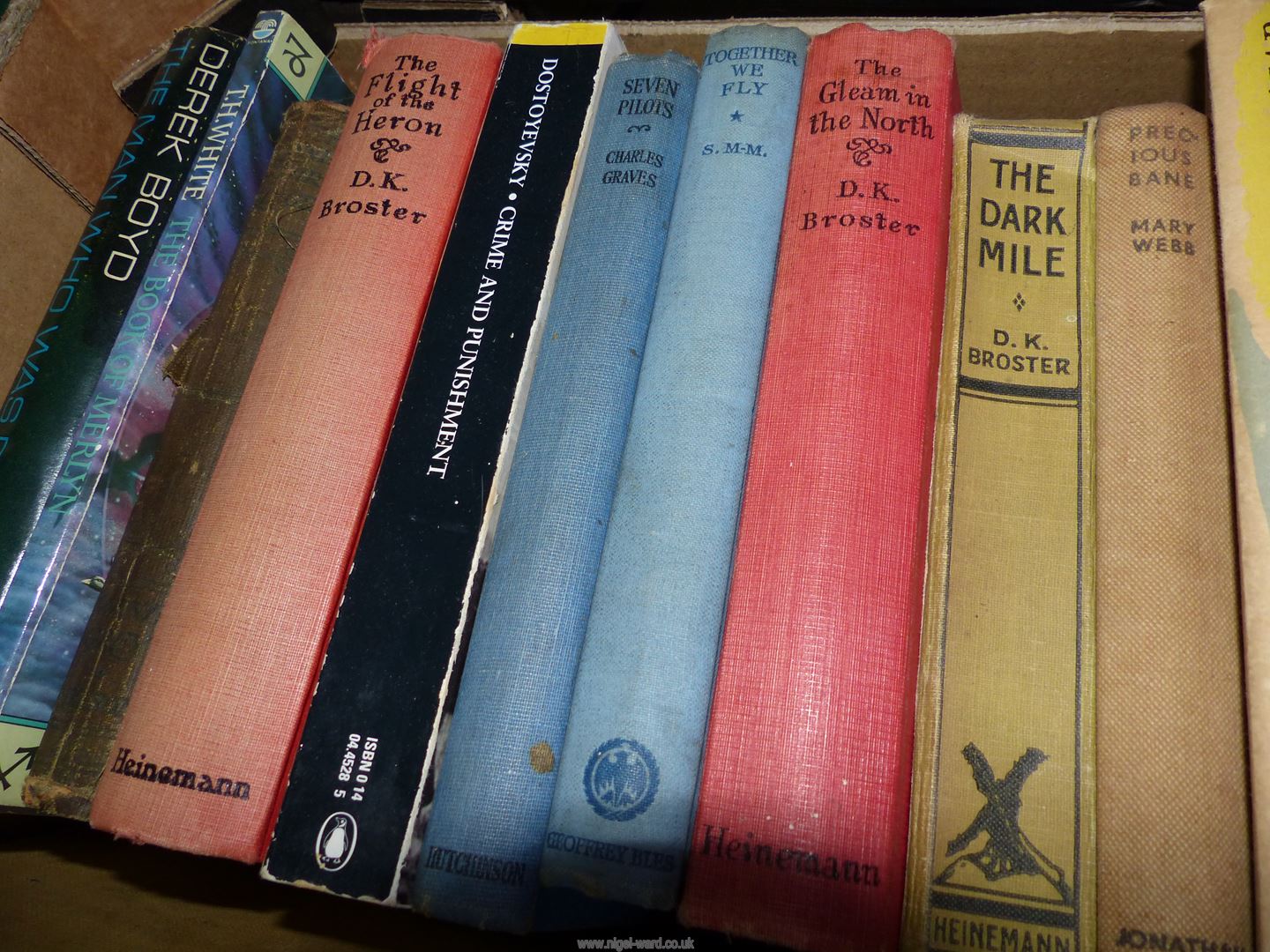 Three boxes of assorted Novels, many vintage/first editions, authors/books to include Dostoyersky, - Image 6 of 12