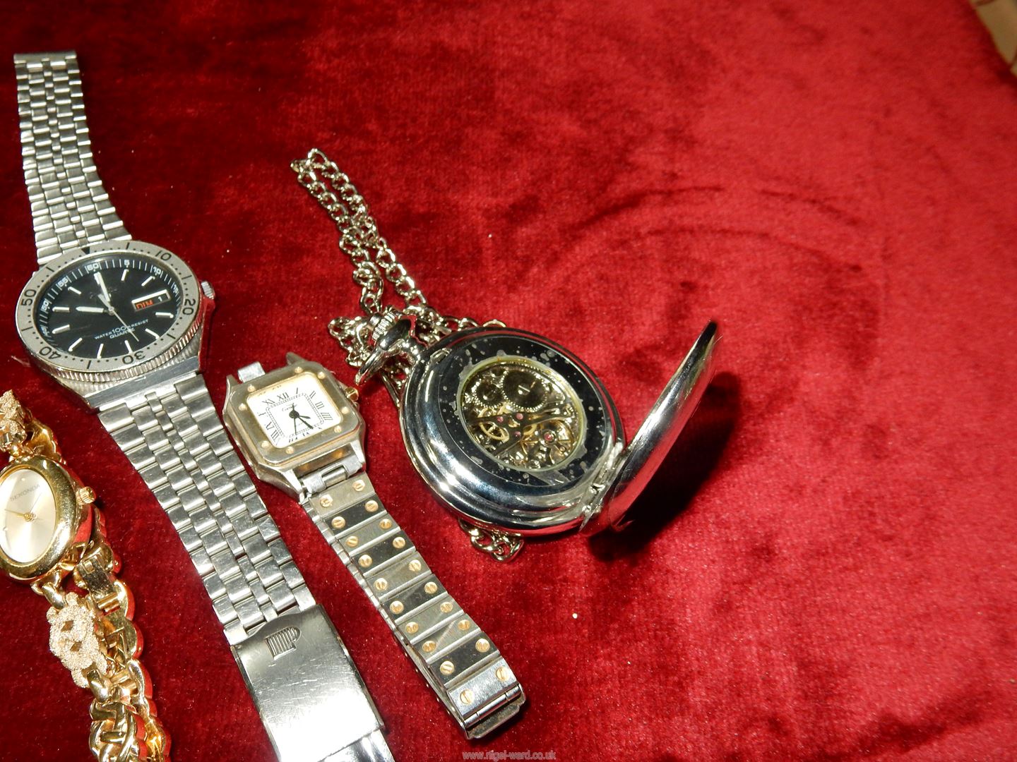 A small quantity of watches including stainless steel Pulsar, 'Referee' stopwatch, - Image 2 of 2