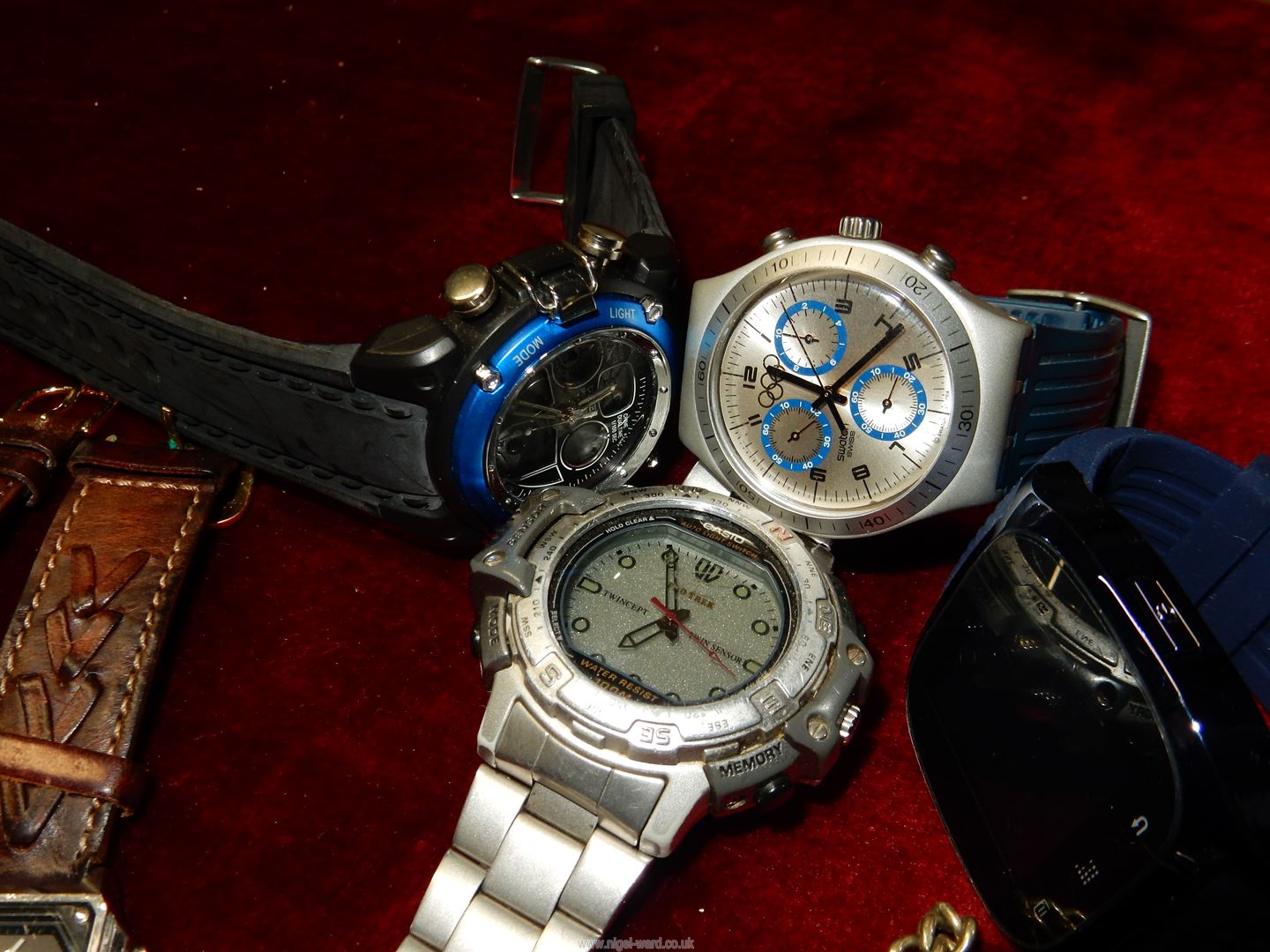 A quantity of wristwatches and watch faces including Sekonda, Casio, - Image 5 of 5