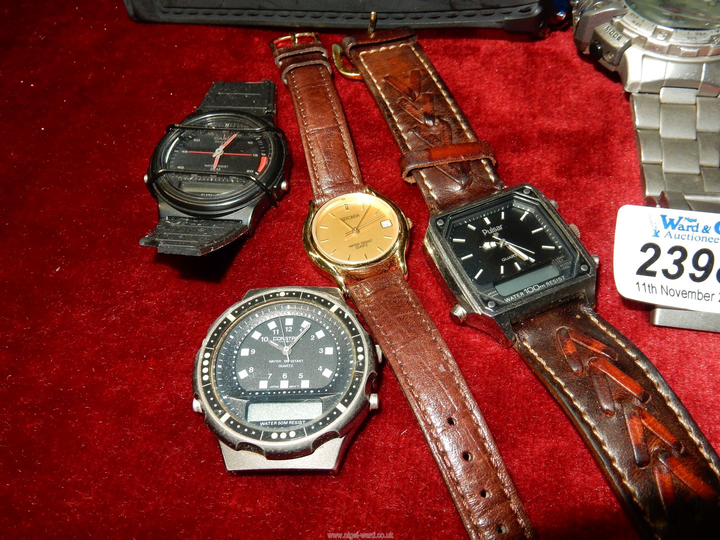 A quantity of wristwatches and watch faces including Sekonda, Casio, - Image 3 of 5