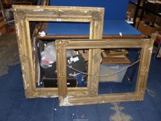 Two pictures frames (as found) 38¼" x 28½" ,