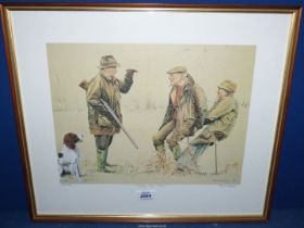 A framed and mounted Ros Goody limited edition Print no.