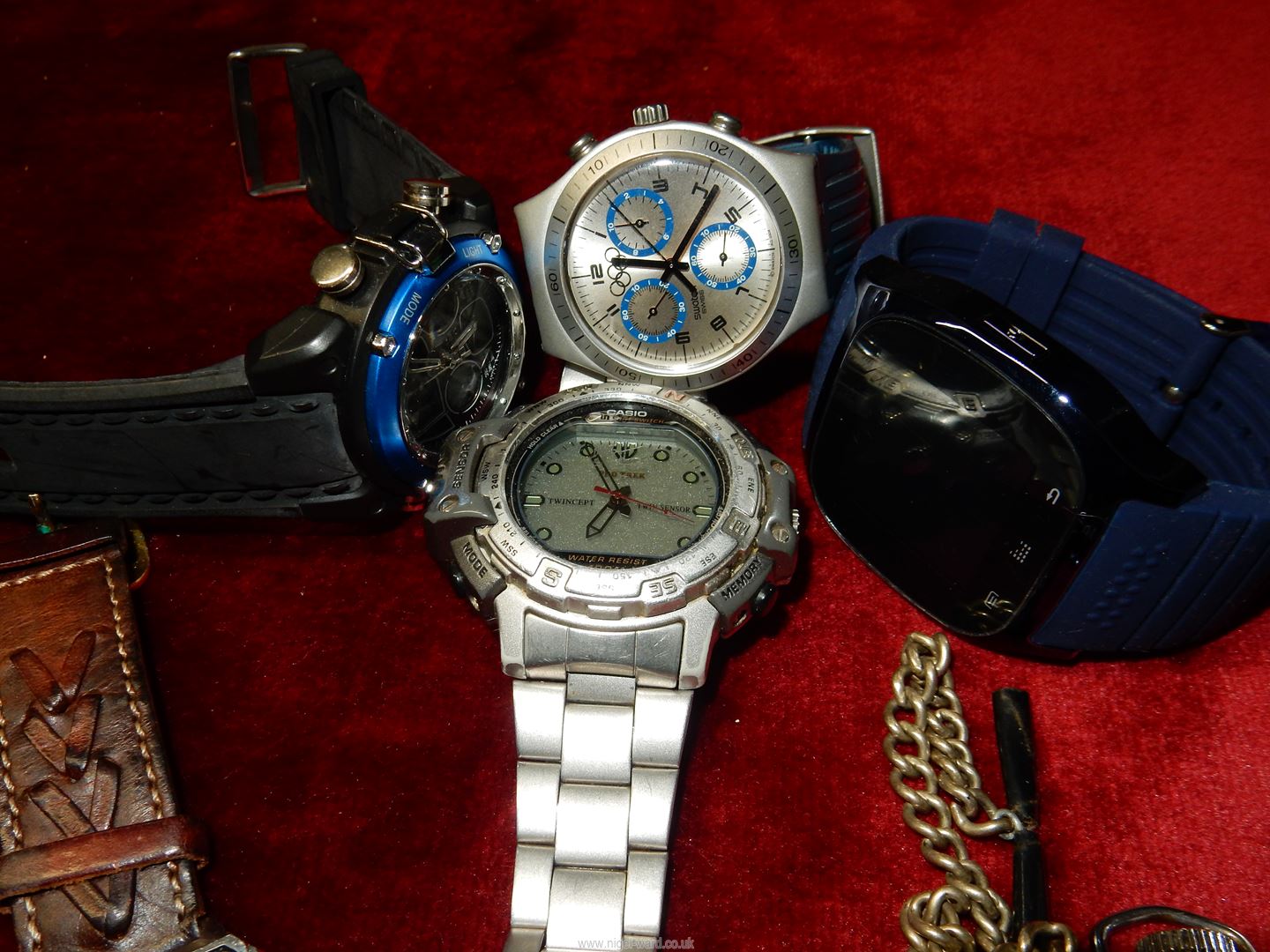 A quantity of wristwatches and watch faces including Sekonda, Casio, - Image 2 of 5