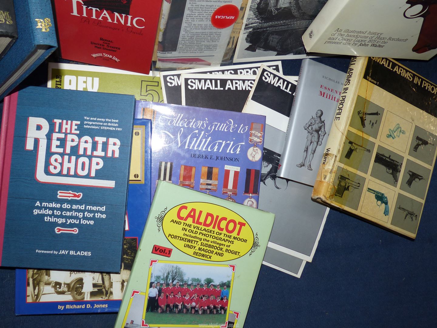 A box of books to include; Military Fire Arms, Essential Militaria, - Image 3 of 4