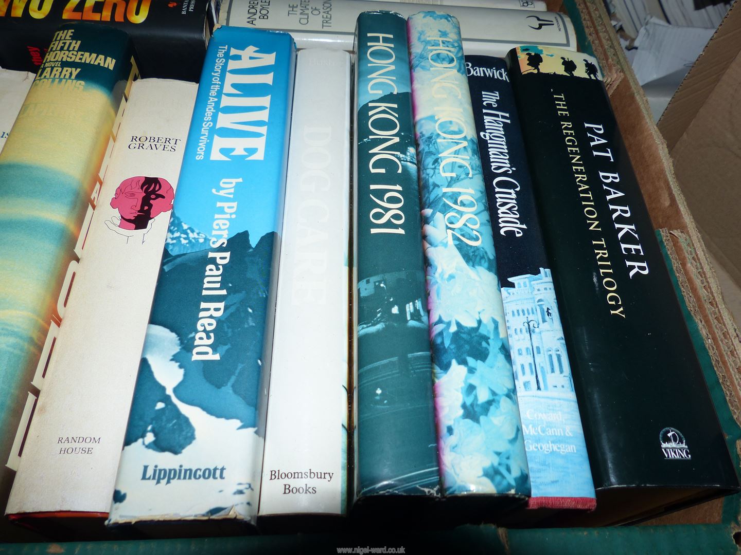 A box of hardback novels to include; Bruce Chatwin on The Black Hill , - Image 3 of 5