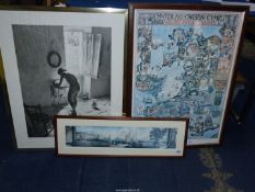 A quantity of Prints including The Rex Whistler Mural - Plas Newydd Anglesey,