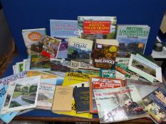 A quantity of railway books to include; British Locomotives of The 20th Century,