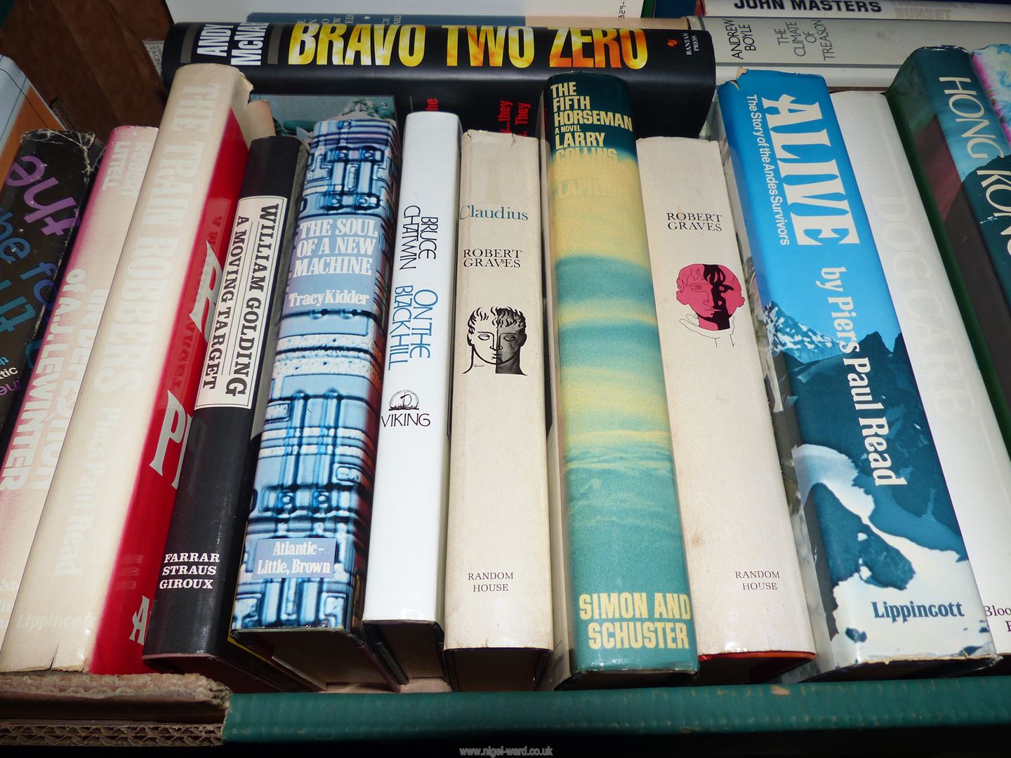 A box of hardback novels to include; Bruce Chatwin on The Black Hill , - Image 4 of 5