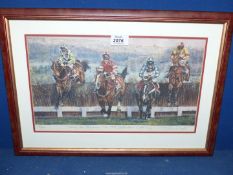 A limited edition 420/500 Print titled "Doing The Business: The 1999 Cheltenham Gold",