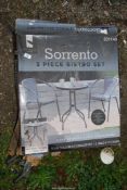 Flat pack circular 'Sorrento' table.