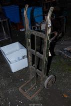 A Slingsby railway sack truck, with badge.