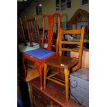 A Dining chair and a Kitchen chair.