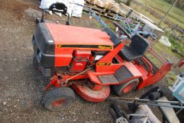 A Westwood T1800 ride on mower with grass collection box, 18HP powered Kohler engine(engine turns).