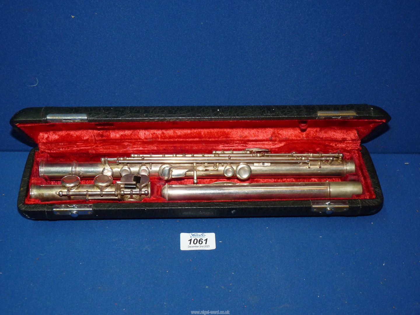 A Chinese made Flute in case.