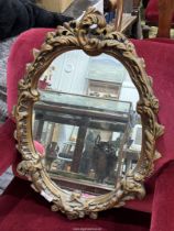 A gilt framed Mirror.