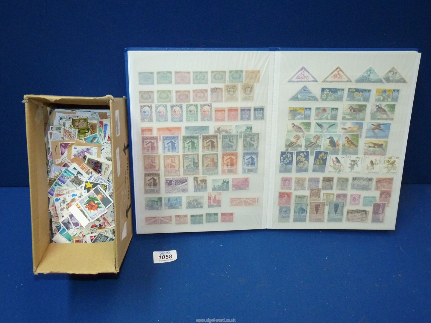 A stock book of Stamps from countries including; Luxembourg, Monaco, Austria, etc. - Image 2 of 2