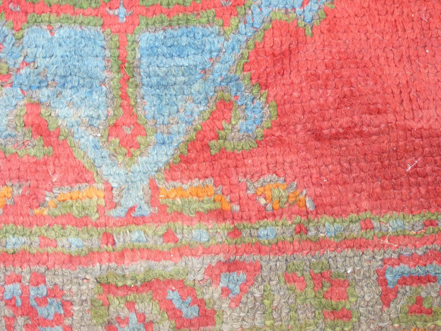 A large carpet in jewel colours. 172" x 114". - Image 2 of 7