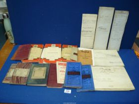 A small quantity of Maps including; War Department Land on Salisbury Plain,