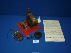 A vintage Mamod model Steam Engine.