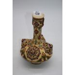 A Pels vase, possibly circa 1855, with signature to base, 10 1/2'' tall, repaired, a/f.