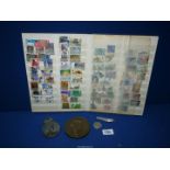 A blue KEK stamp album and contents including Olympic Games 1948, Festival of Britain,