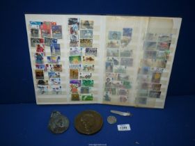 A blue KEK stamp album and contents including Olympic Games 1948, Festival of Britain,