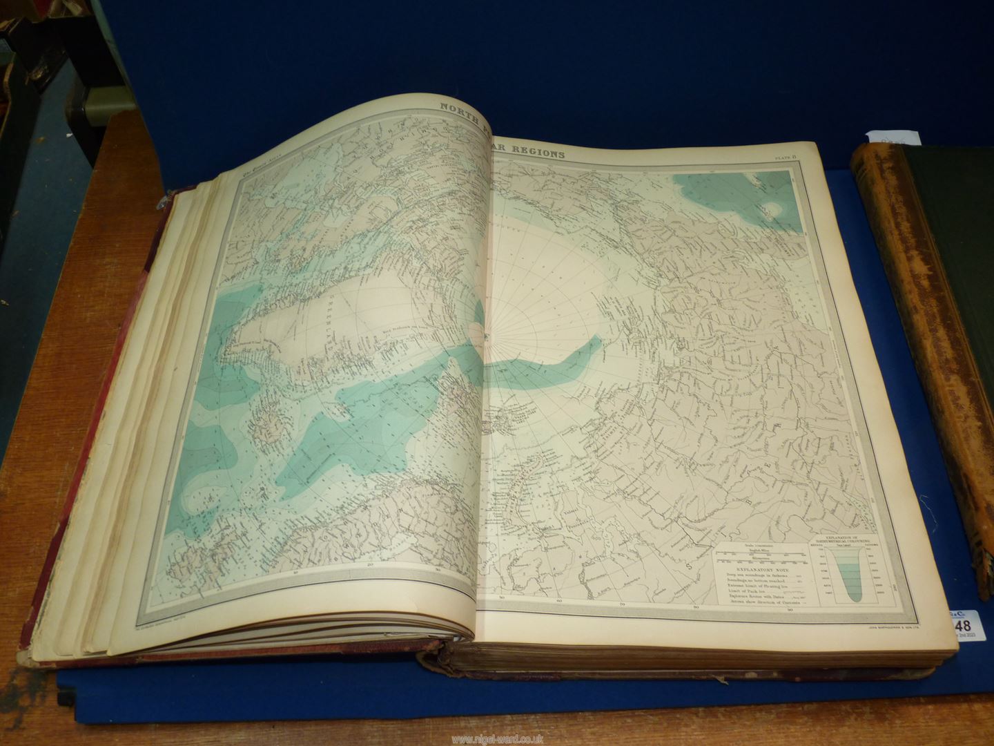 An 1898 Times Atlas of 118 pages of full colour maps, mostly full and double page, - Image 4 of 5