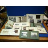 A collection of early 1900's photograph Albums with scenes including sailing on the Norfolk Broads;