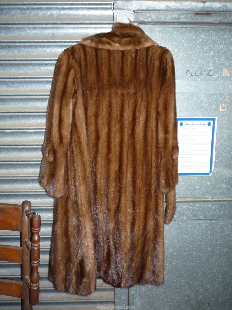 A full length Mink coat by Regency Furs. - Image 8 of 9