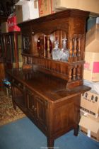 An Oak Arts & Crafts design Dresser/sideboard,