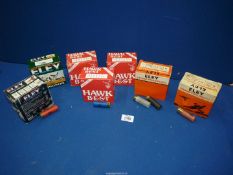 Seven boxes of 12 gauge Shot Gun Cartridges including; Hawk B.E.S.