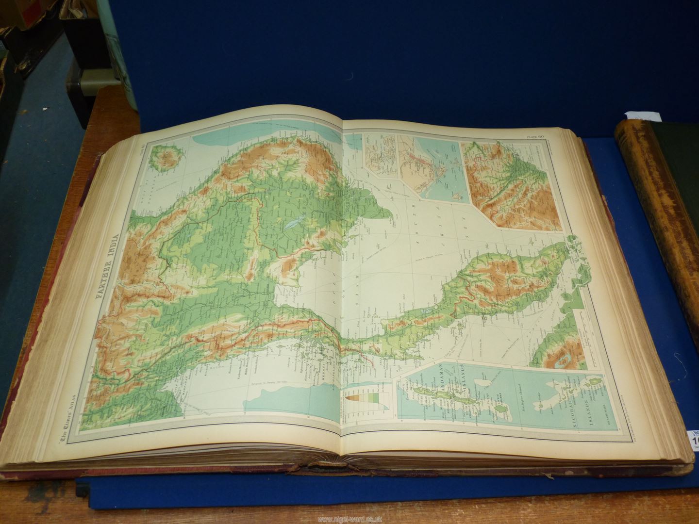 An 1898 Times Atlas of 118 pages of full colour maps, mostly full and double page, - Image 5 of 5