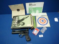 An original boxed Webley & Scott Junior Mk II .