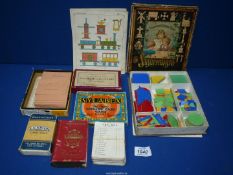 A small quantity of card and other games including 'Syllabex' with instructions,