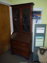 A Mahogany Bureau Bookcase,