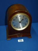 An unusual French Bulle battery electric Clock, having Art Deco style case, model XC, s/n 275415,