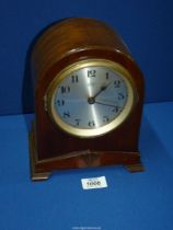 An unusual French Bulle battery electric Clock, having Art Deco style case, model XC, s/n 275415,