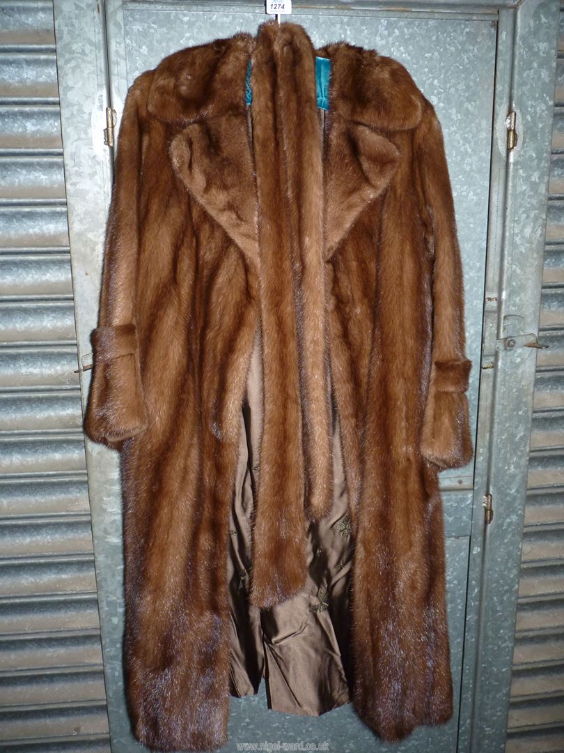 A full length Mink coat by Regency Furs.