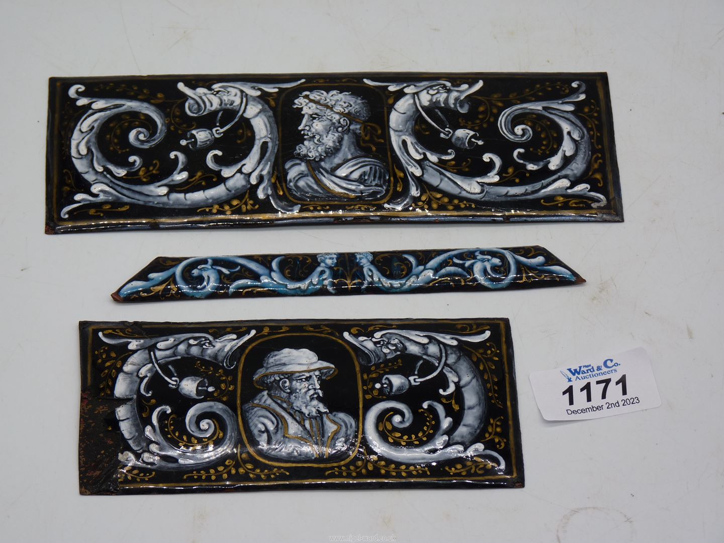 Two Limoges panels, - Image 5 of 5