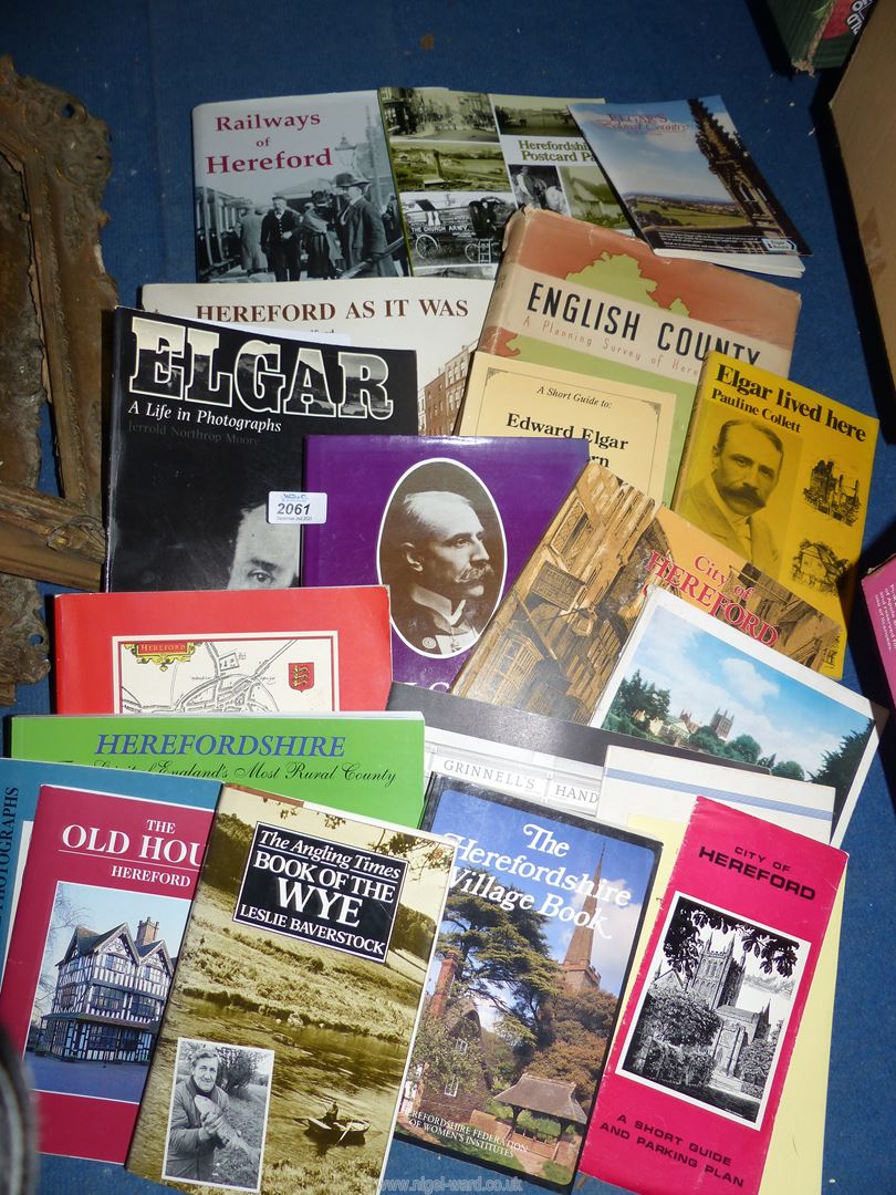 A box of books on local interest including A Short history of Hereford by W. - Image 2 of 2