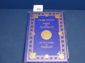 The New Chaffers Marks and Monograms on Pottery and Porcelain, front page detached,