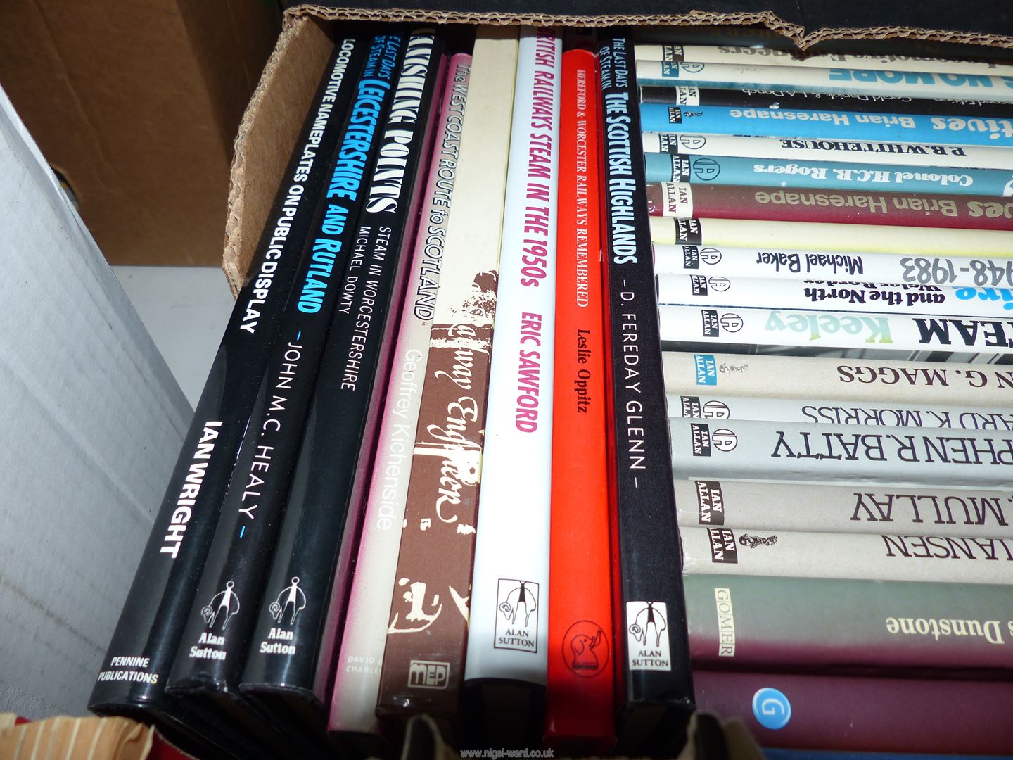 A box of train related books including Years of British Steam, - Image 4 of 5