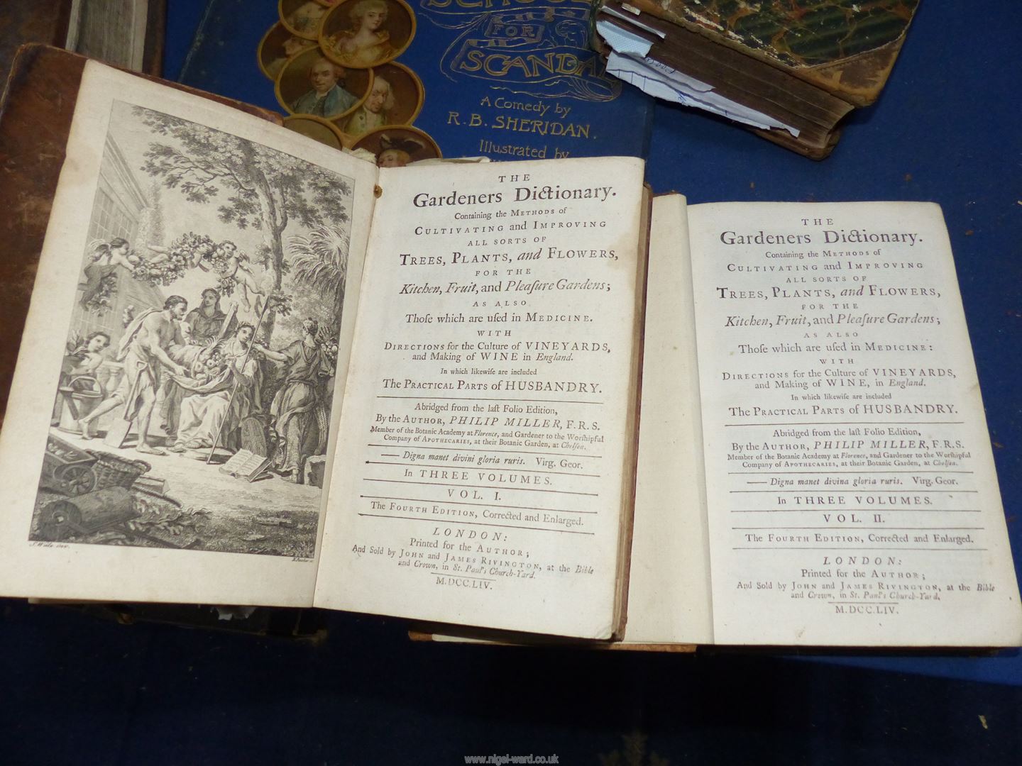 A box of books to include Ductor Dubitantium or the Rule of Conscience by Jeremy Taylor (1660) - Image 3 of 7