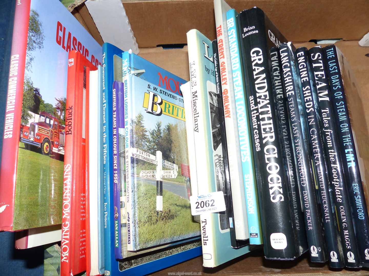 A box of railway related books to include The Somerset and Dorset in The Fifties along with British