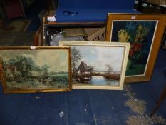 Three framed Prints to include "Fisherman's Retreat" by H.