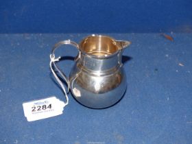 A Silver cream Jug with sparrow beak spout, Birmingham 1917, 76.9g.