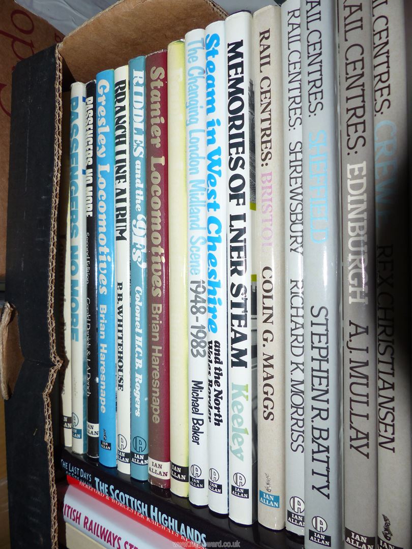 A box of train related books including Years of British Steam, - Image 2 of 5