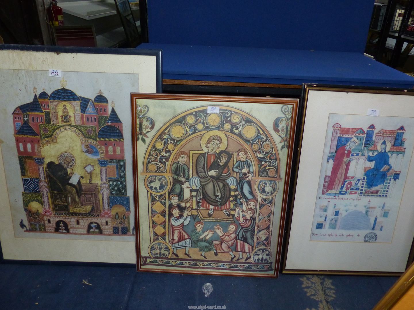 Three framed Prints "St.
