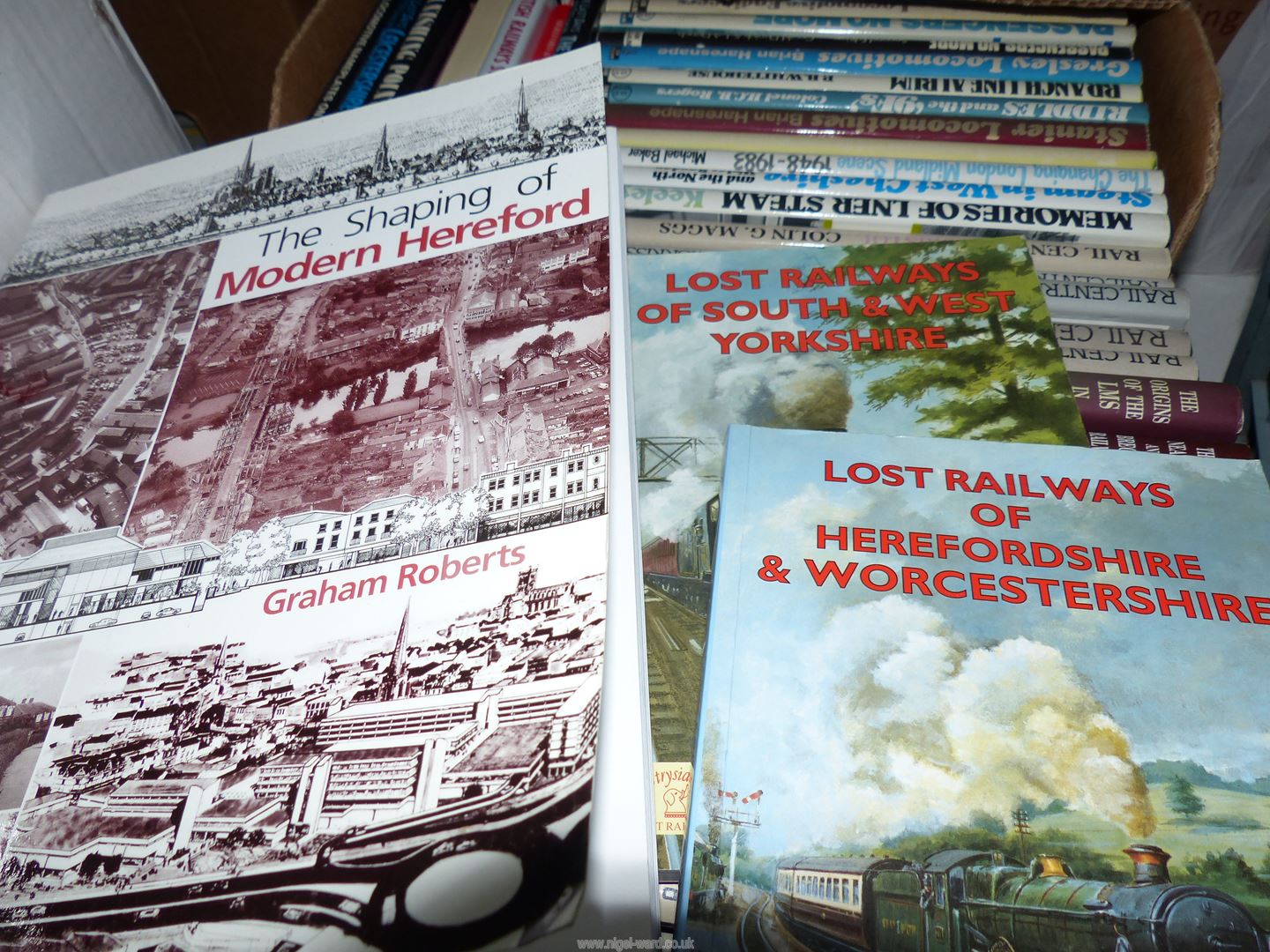 A box of train related books including Years of British Steam, - Image 5 of 5