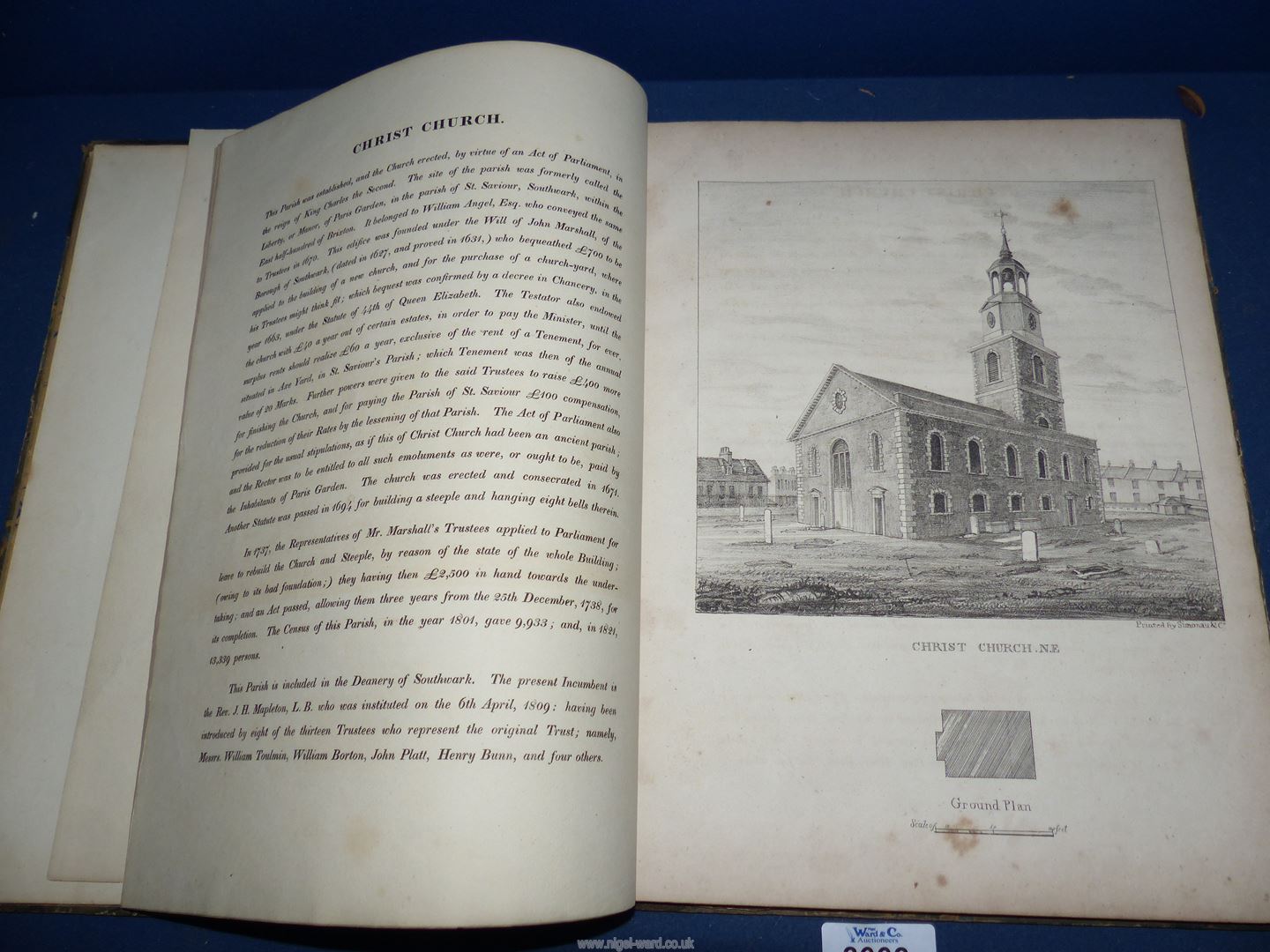 Churches of The County of Surrey by Chas Cricklow (1823), (disbound), copious illustrations. - Image 2 of 3